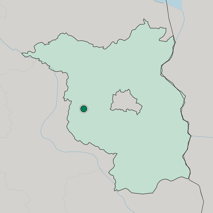 Map showing Brandenburg an der Havel — In Brandenburg