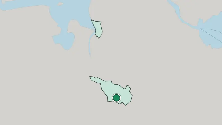 Map of Bremen in Germany
