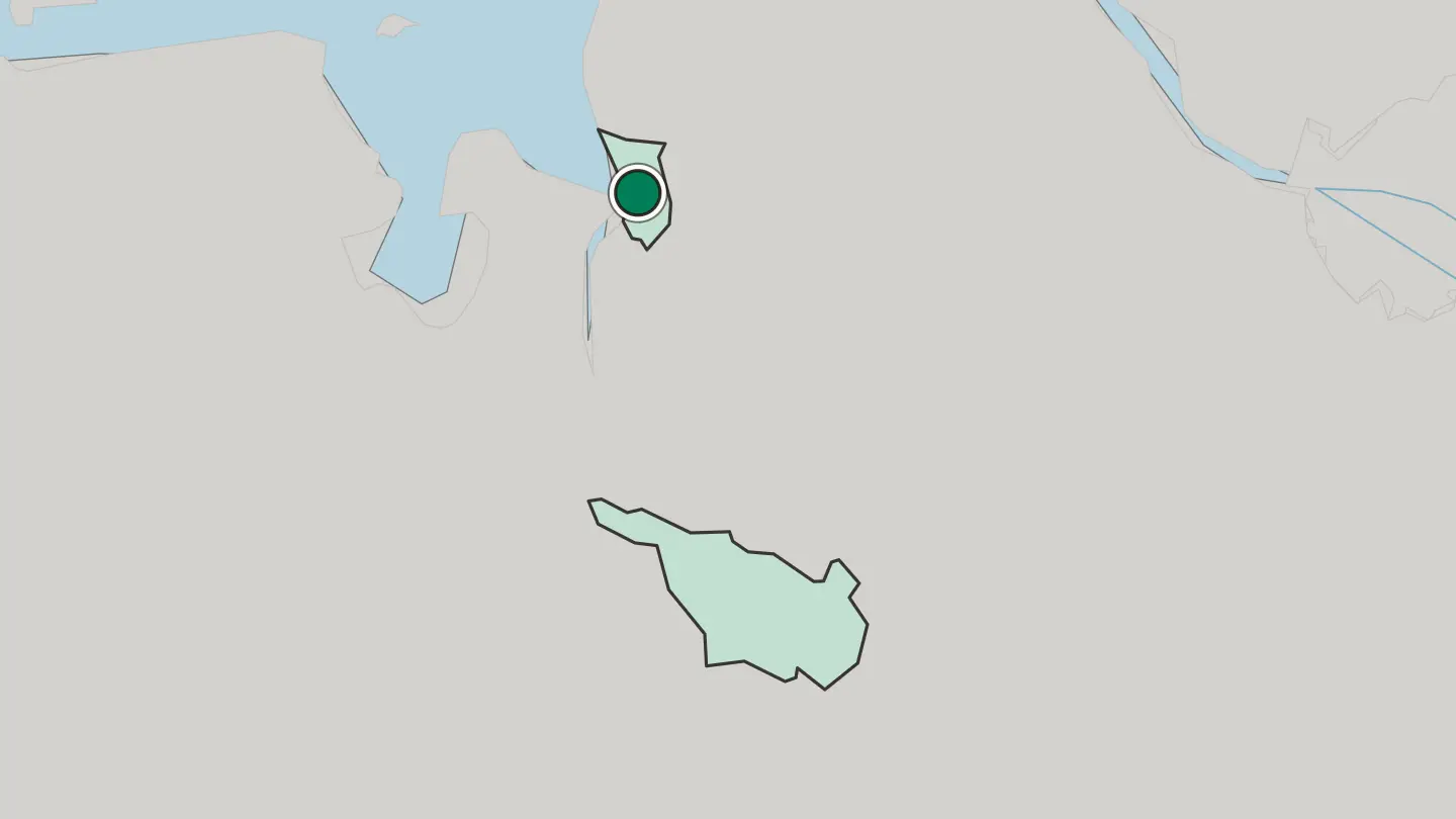 Map of Bremerhaven in Germany