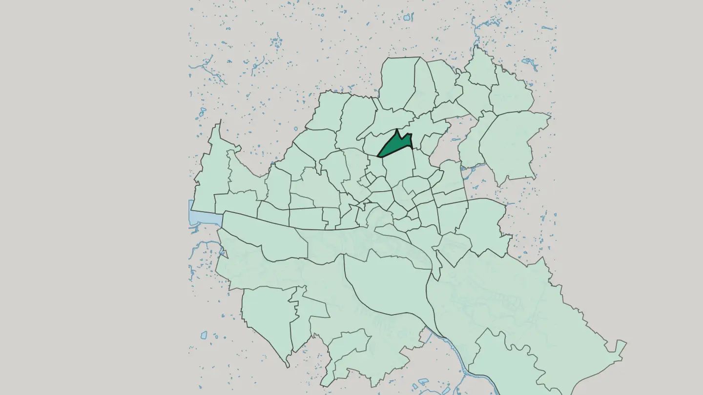 Map of Alsterdorf in Hamburg