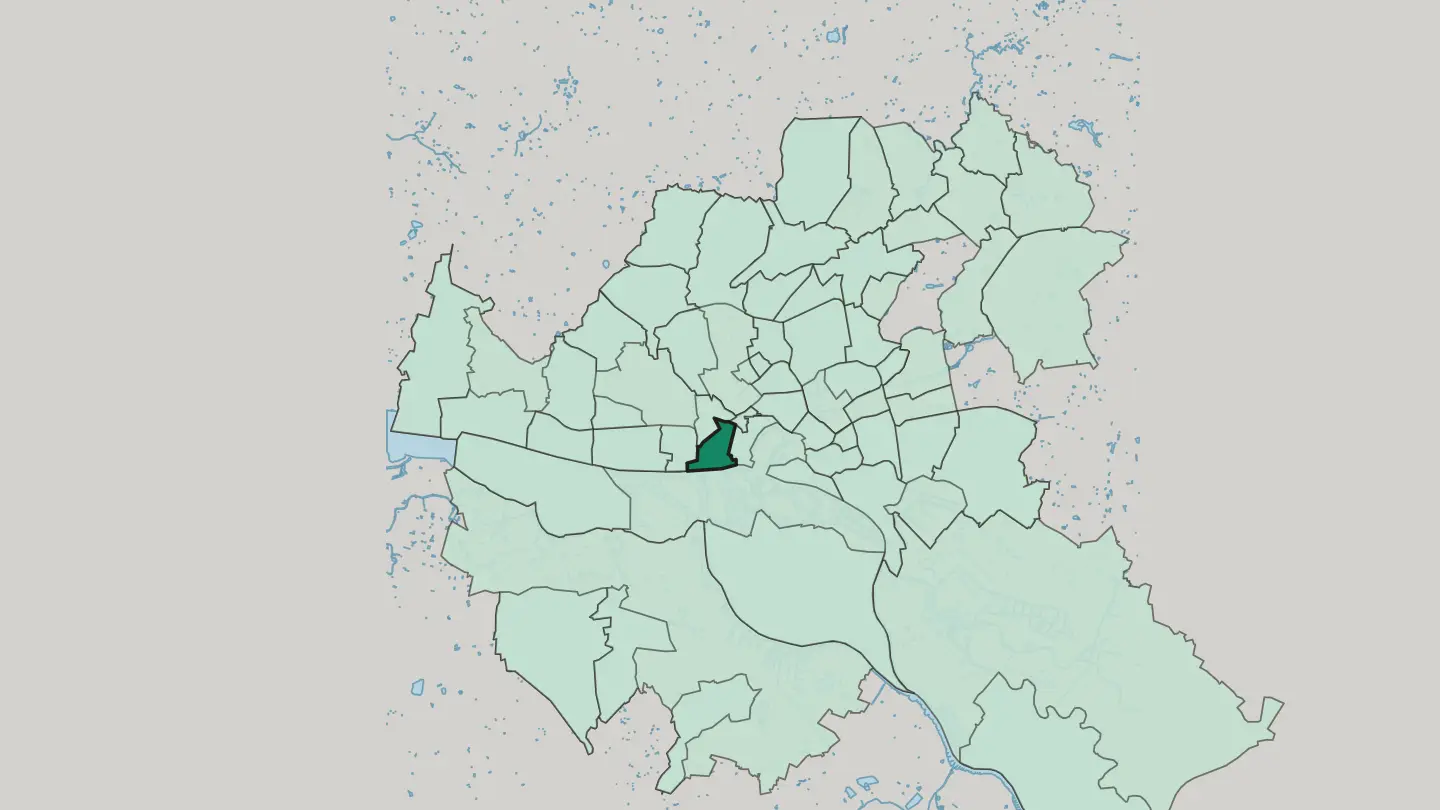 Map of Altona-Altstadt in Hamburg