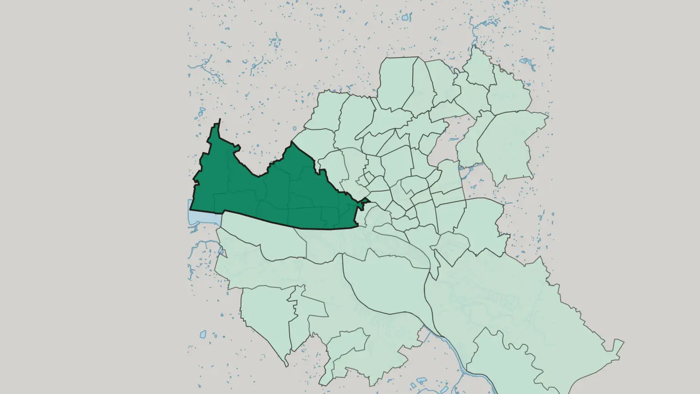 Map of Altona in Hamburg