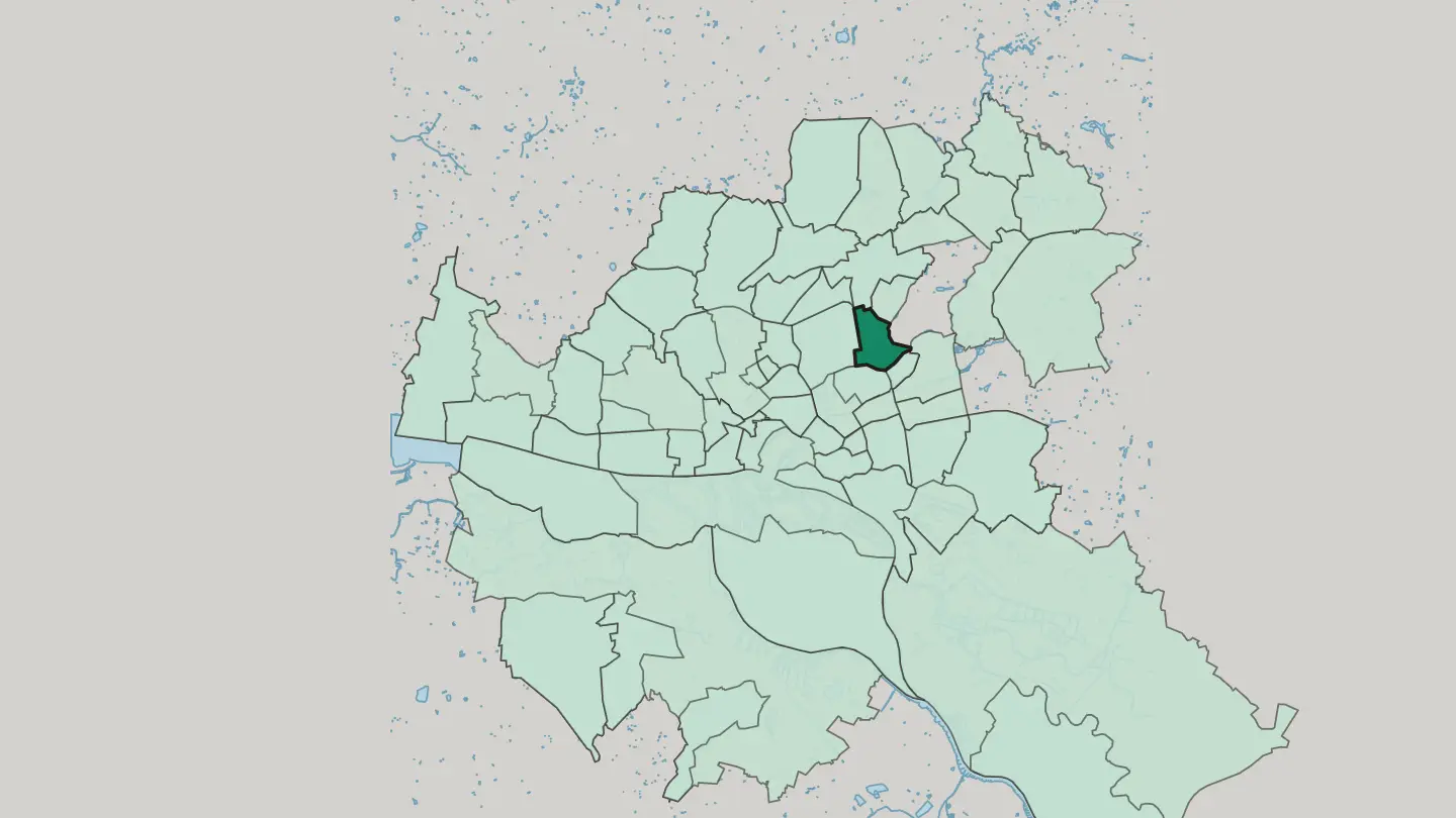 Map of Barmbek-Nord in Hamburg