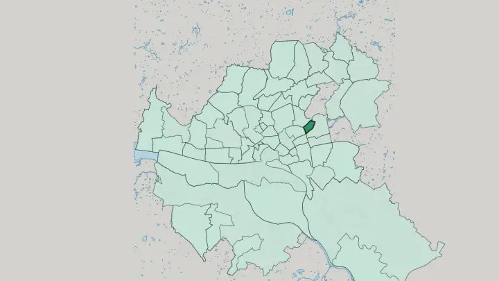 Map of Dulsberg in Hamburg