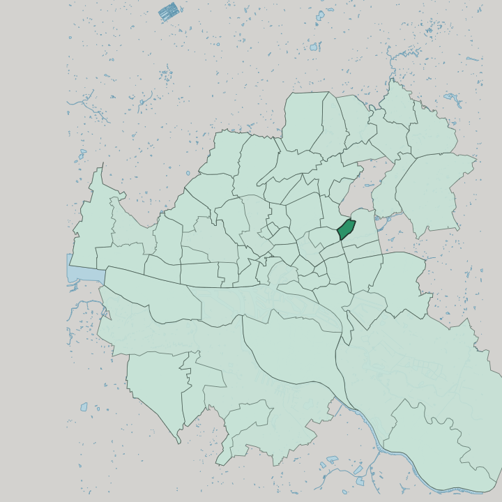 Map showing Dulsberg — In Hamburg