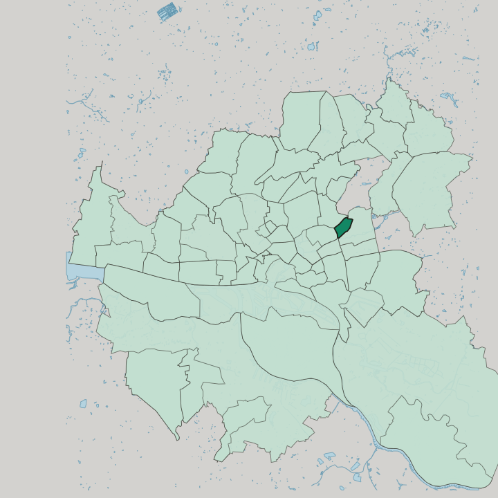 Map showing Dulsberg — In Hamburg