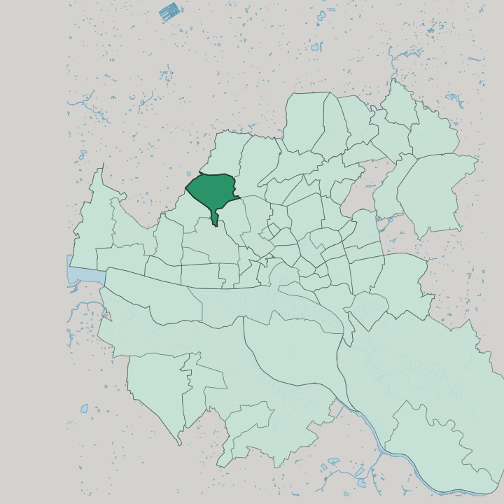 Map showing Eidelstedt — In Hamburg