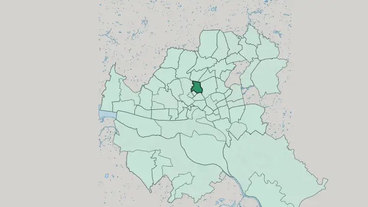 Map of Eppendorf in Hamburg