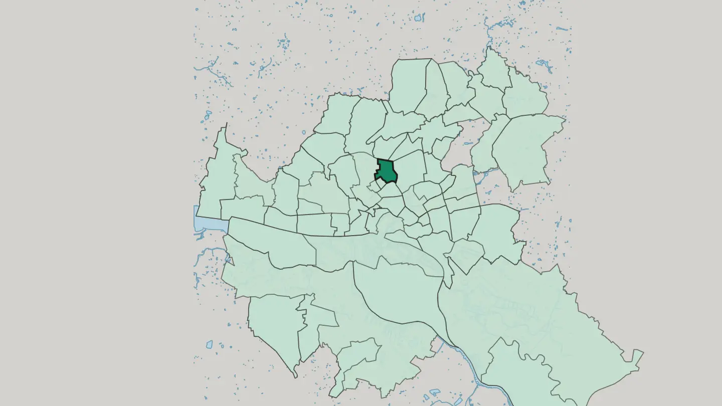 Map of Eppendorf in Hamburg