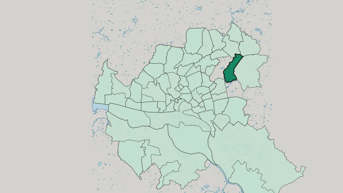 Map of Farmsen-Berne in Hamburg