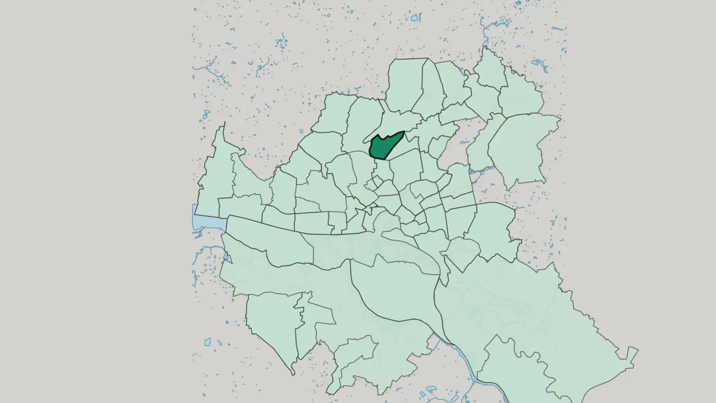 Map of Groß Borstel in Hamburg