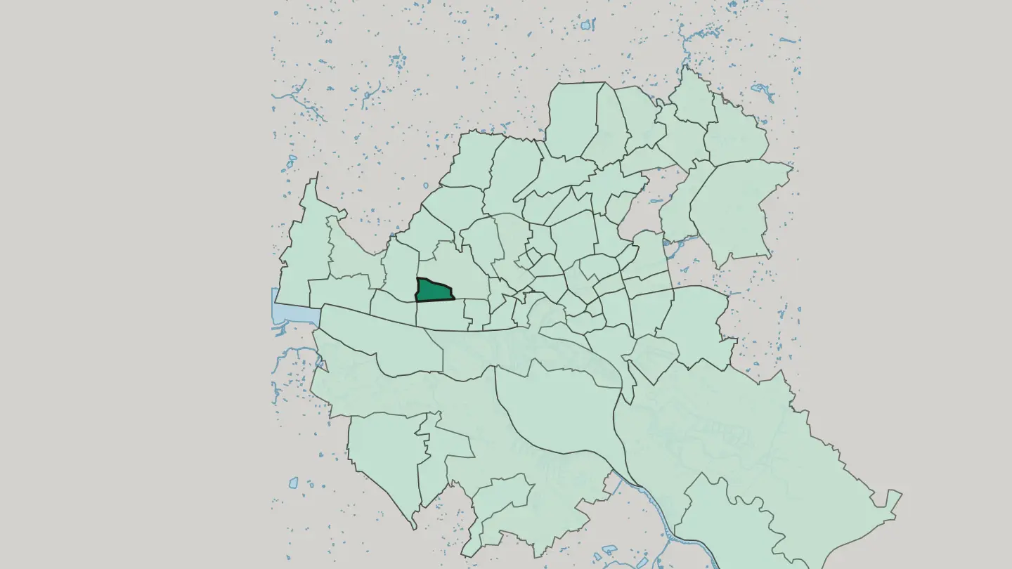 Map of Groß Flottbek in Hamburg