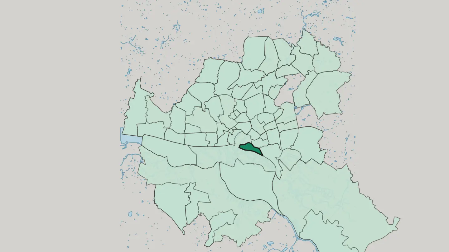 Map of HafenCity in Hamburg