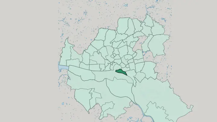 Map of HafenCity in Hamburg