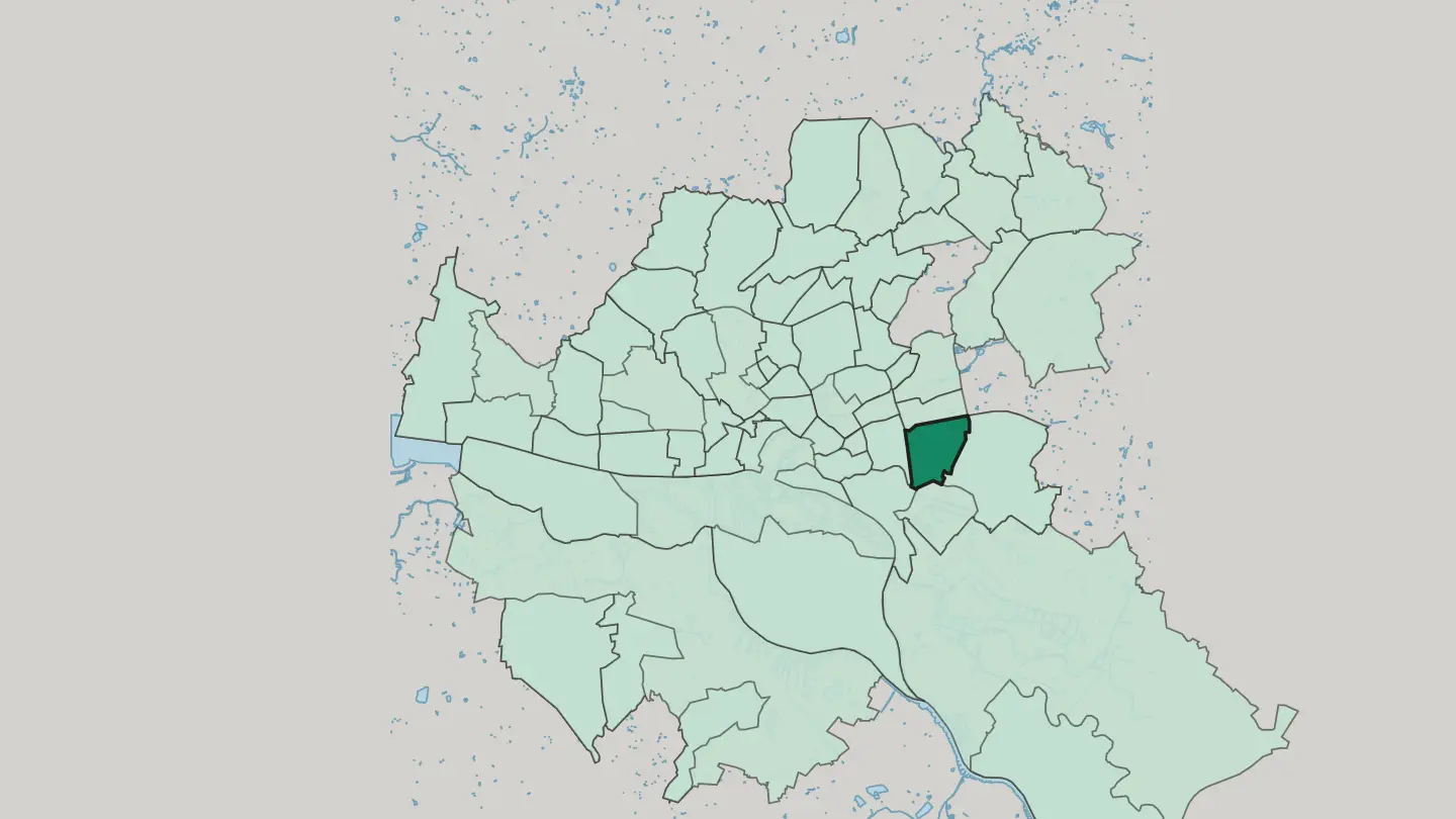 Map of Horn in Hamburg