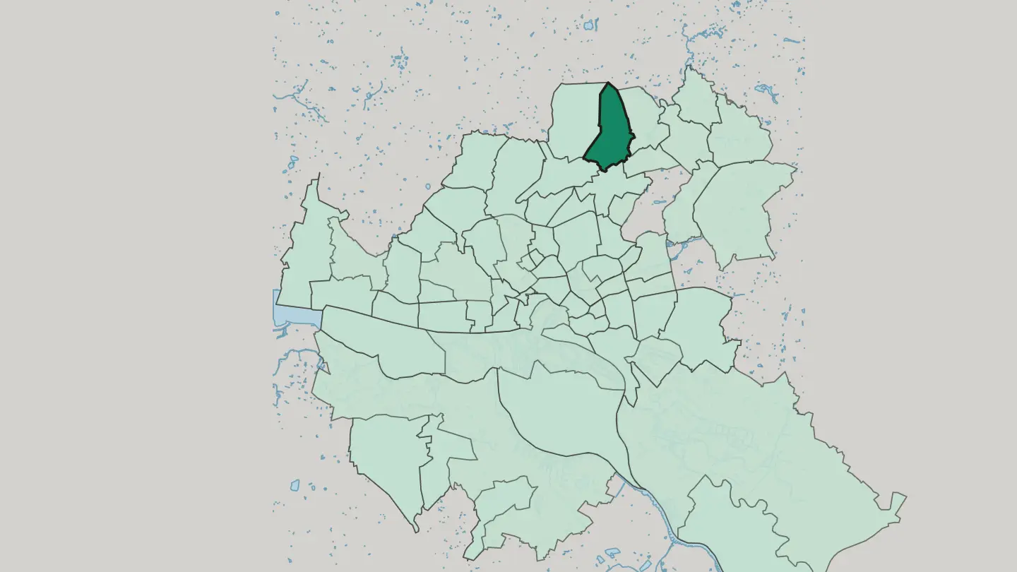 Map of Hummelsbüttel in Hamburg