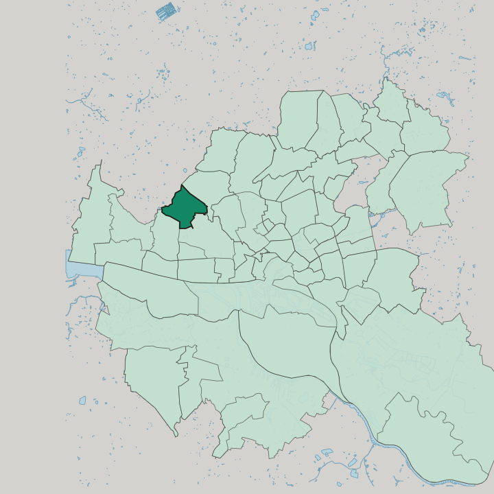 Map showing Lurup — In Hamburg