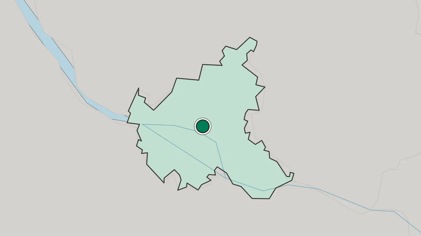 Map of Hamburg in Germany