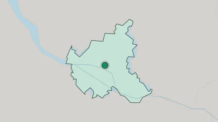 Map of Hamburg in Germany