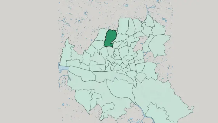 Map of Niendorf in Hamburg