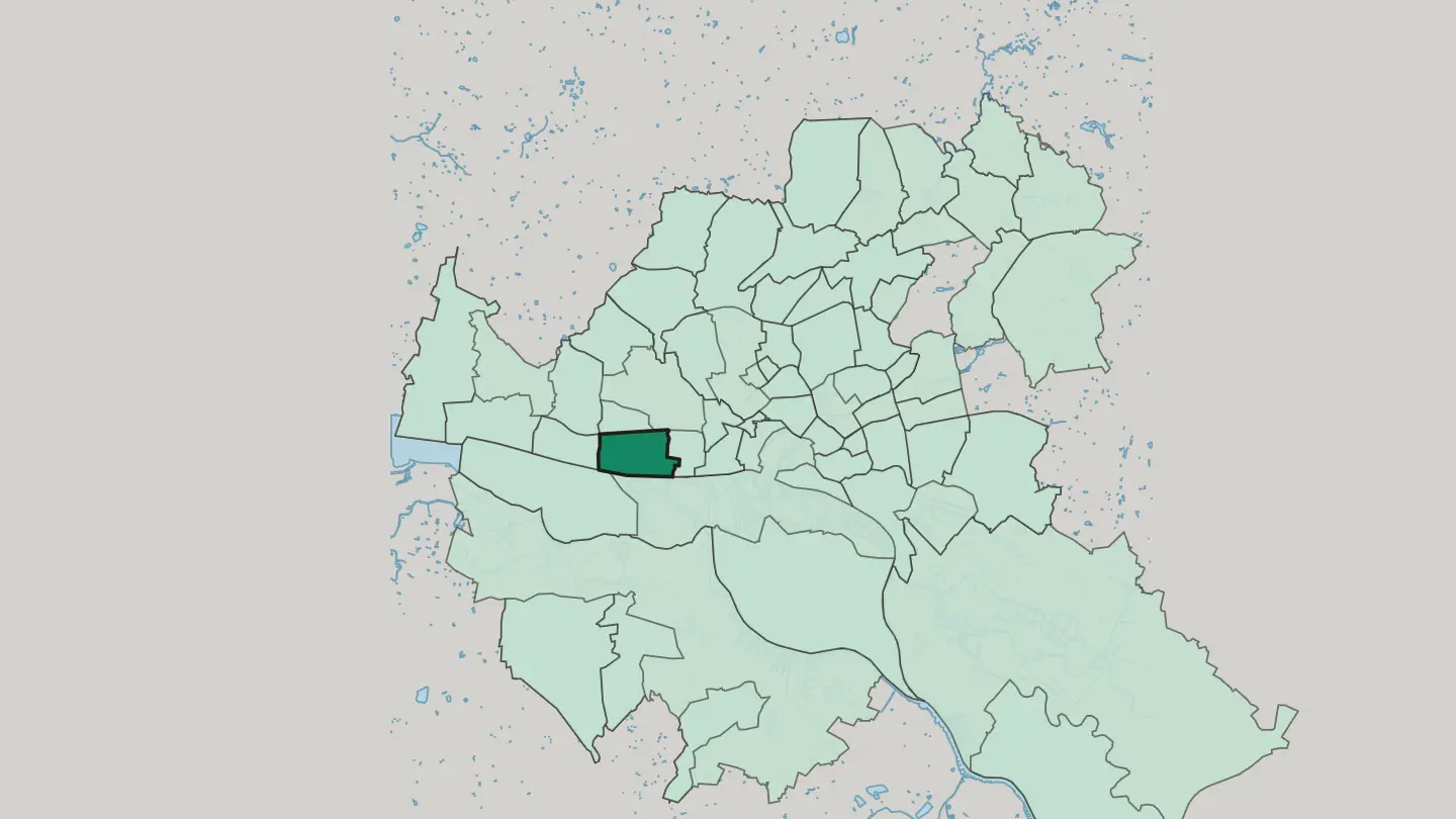 Map of Othmarschen in Hamburg