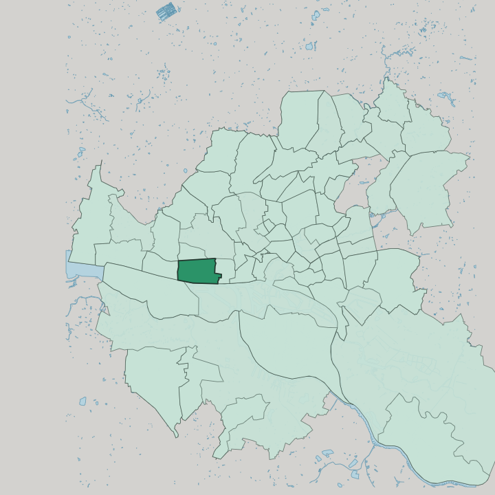 Map showing Othmarschen — In Hamburg