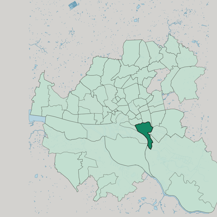 Map showing Rothenburgsort — In Hamburg
