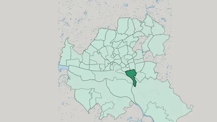 Map of Rothenburgsort in Hamburg