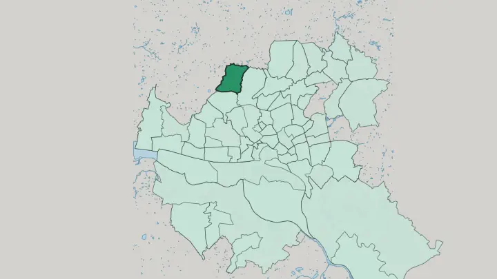 Map of Schnelsen in Hamburg