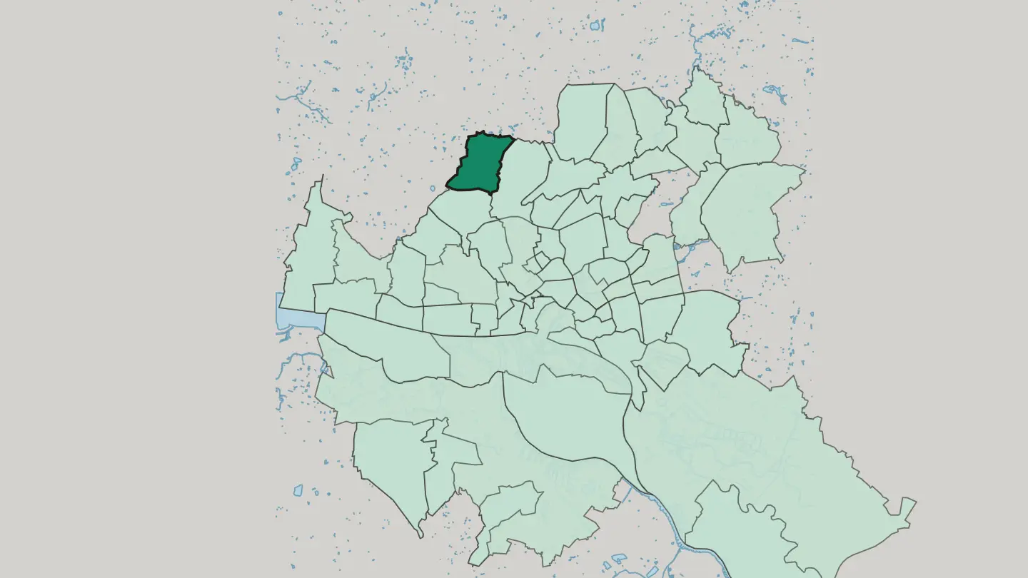 Map of Schnelsen in Hamburg