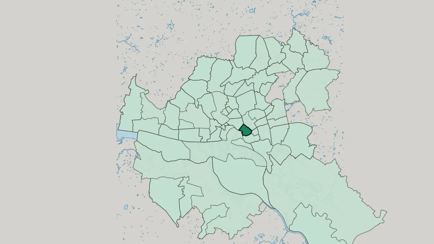 Map of St. Georg in Hamburg