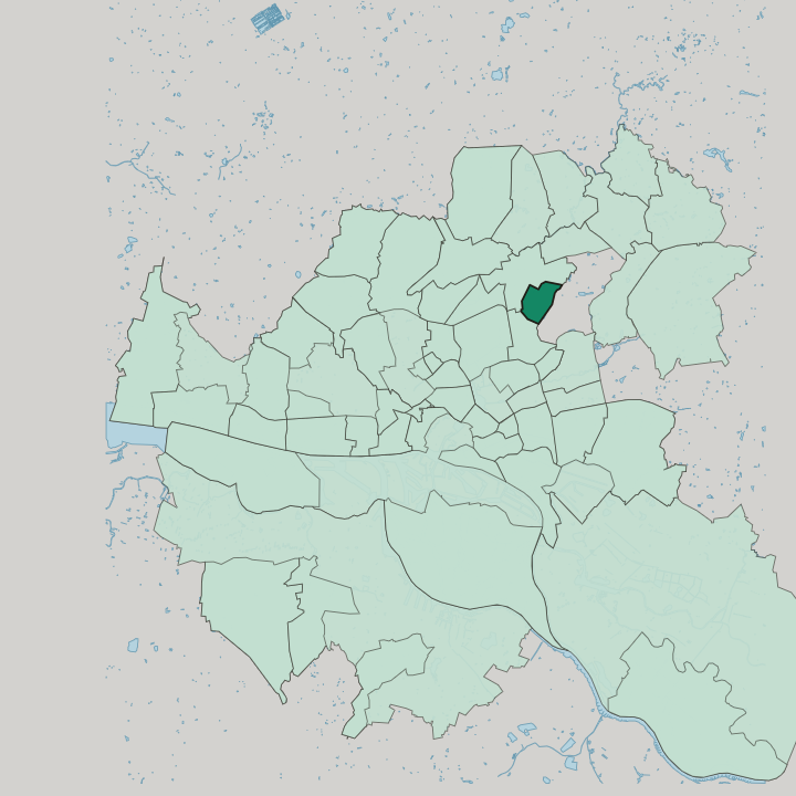 Map showing Steilshoop — In Hamburg