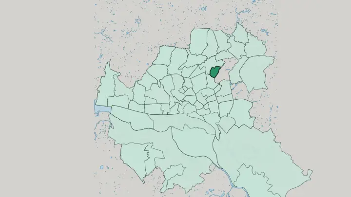 Map of Steilshoop in Hamburg