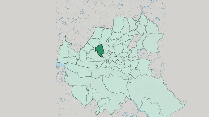 Map of Stellingen in Hamburg