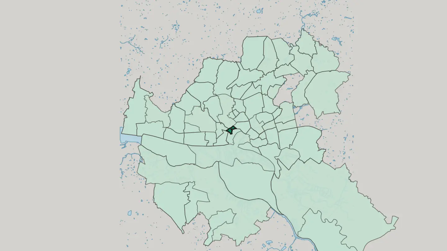 Map of Sternschanze in Hamburg