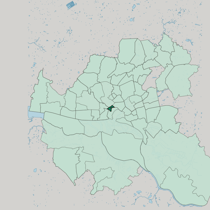 Map showing Sternschanze — In Hamburg
