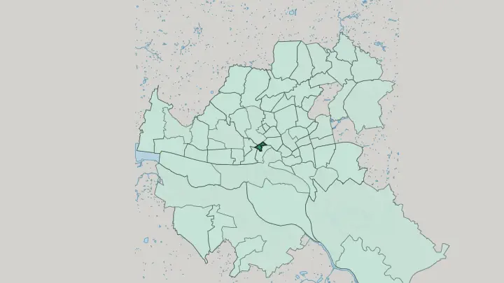 Map of Sternschanze in Hamburg