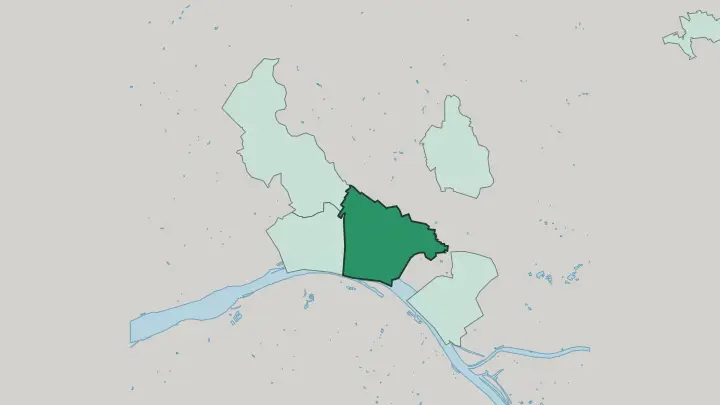 Map of Biebrich in Wiesbaden