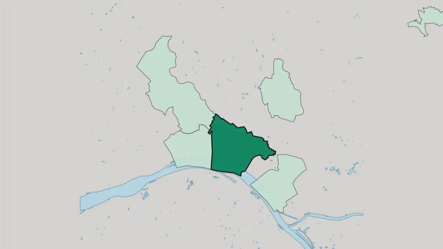 Map of Biebrich in Wiesbaden