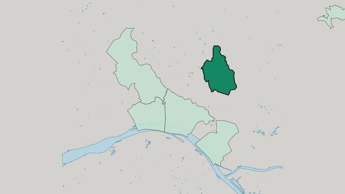 Map of Bierstadt in Wiesbaden