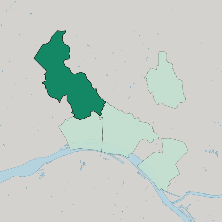 Map showing Dotzheim — In Wiesbaden