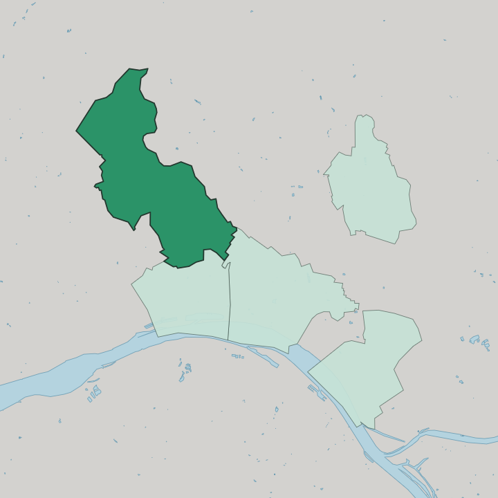 Map showing Dotzheim — In Wiesbaden