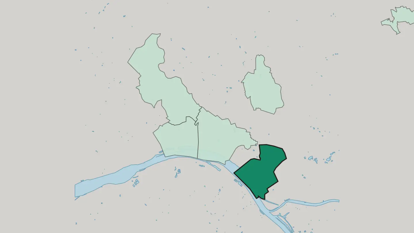 Map of Kastel in Wiesbaden