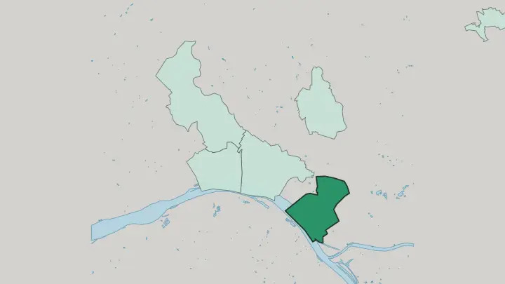 Map of Kastel in Wiesbaden