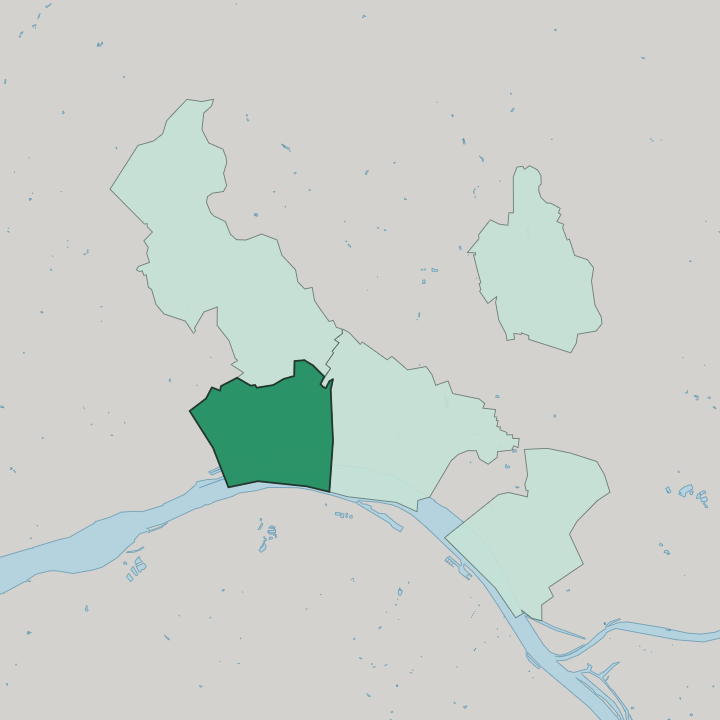 Map showing Schierstein — In Wiesbaden