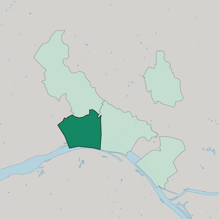 Map showing Schierstein — In Wiesbaden