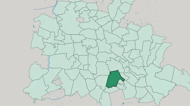 Map of Britz in Berlin