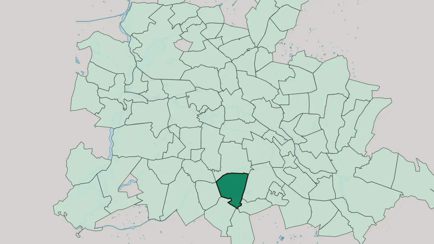 Map of Mariendorf in Berlin