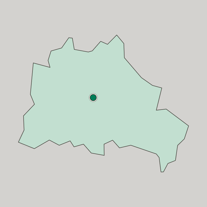 Map showing Blankenburg — In Land Berlin