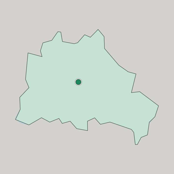 Map showing Halensee — In Land Berlin